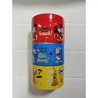 在飛比找蝦皮購物優惠-迪士尼卡通3層疊加收納鐵罐（盛香珍食品聯名）空罐 收納罐
