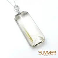 在飛比找momo購物網優惠-【SUMMER寶石】天然鈦晶墜鍊(SA088)