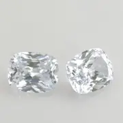 20pcs 5x7-10x14mm White Cushion Cut Loose Cubic Zirconia 5A Wholesale DIY Stone