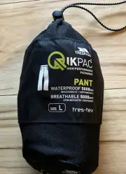 Trespass Qikpac High Performance Packaway Pant Waterproof Breathable Adult L