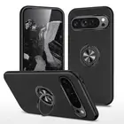 For Google Pixel 9 /Pro /XL 8 a 7 6 Sleek Case with Metal Ring Stand Shockproof