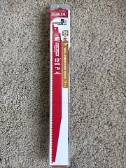 DIABLO Ds1212BW25 12”L X 4/6 TPI Reciprocating Saw Blade (25 Pack)