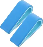 KALLORY 2Pcs Laptop Holder Mini Laptop Stand for Desk Portable Notebook Riser with Stable Design for Home Office and