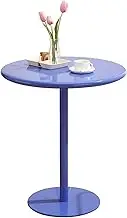 Round Table Modern Round Dining Table, End Table Coffee Table Base Pedestal Table Counter Bar Height Table for Kitchen, Living Room, Bistro, Office - Easy Assembly(40x50cm)