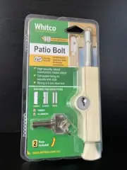 Patio Door Bolt Beige Whitco