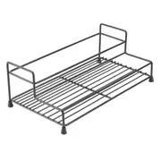 Iron Seasoning Rack Kitchen Supplies Household Single-Layer 2-Grid Seasoning Storage Rack Spice Sto