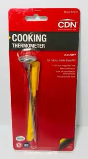 CDN Insta Read Meat and Poultry Roasting Cooking Thermometer with Sheath New