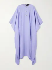 [Taller Marmo] Taller Marmo - Carthage Crystal-embellished Crepe Gown - Lavender - One size One size Purple