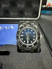 Oceaneva Men's Deep Marine Explorer 1250M Watch Automatic Swiss Movement Blue