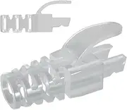 Cable Boot Cover,6.5mm Strain Relief Boots - Rj45 Cable Connector Boots, Cable Connector Plug Cover, Rj45 Strain Relief Boots Easy Install for Laptop