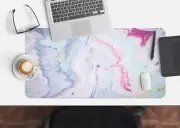 3D Blue Wave 134 Texture Non-slip Office Desk Mouse Mat Keyboard Game