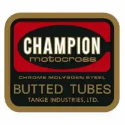 Tange - Butted tubes seat tube decal - old school bmx
