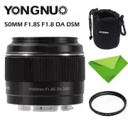 Yongnuo YN50MM F1.8S DA DSM Wide Angle Prime Lens for Sony E-Mount APS-C Camera