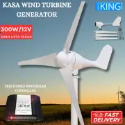 Kasa Wind Turbine Generator 3 Blade Digital Hybrid Wind Solar Controller 300W
