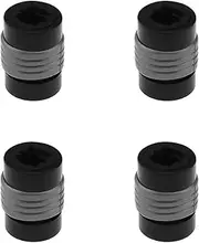 Create idea Pack of 4 Fiber Optic Toslink Adapter Optical TOS to TOS Extension Adaptor Female to Female Coupler for Optical Audio Cable Leads
