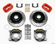 Wilwood Forged Dynalite P/S P-B Kit Drilled-Red New Fits Big Ford 2.50in Offset