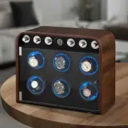 Wooden Automatic Rotator Watch Winder Box Silent Mechanical Display Organizer