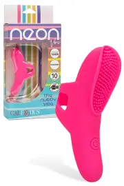 California Exotic Neon Nubby 3.5" Finger Vibrator