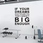 Inspirational Quotes Wall Stickers - Motivational Office Gym Wall Decals