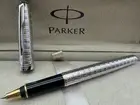 H-Quality Parker Sonnet Series Rollerball Pen Silver Circle 0.5mm nib Ink Refill