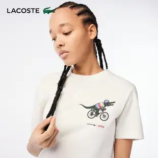 【LACOSTE】女裝-Lacoste x Netflix 性愛自修室鱷魚T恤(白色)