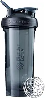BlenderBottle Shaker Bottle Pro Series Perfect for Protein Shakes and Pre Workout, 28-Ounce, Black
