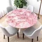30" Rose Quartz Stone Coffee Table Crystal healing Gemstone garden Table Decors