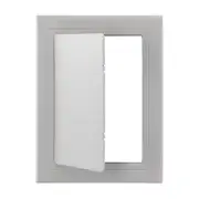8x6 Inch(200x150mm) Self-Adhesive Access Panel, ABS Plumbing Access Doors, Grey