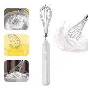 1 PCS Electric Milk Frother Handheld Egg Beater Drink Egg Mixer Foamer