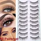 Fashion Natural Handmade Wispy Thick Long Eye Lashes Extension False Eyelashes