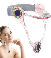 Neck Support Brace | Chin Stretcher with Flexible Tightness | Portable 360° Neck Traction Device, Forward Posture Corrector for Office Student Daily Life