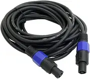OmniaLaser OL-SPK3 Speaker Cable 5.8 mm DJ PA Speaker for Professional Applications with Speakon Connectors with Super Noise Free System 3 Metres
