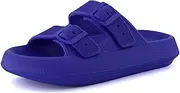 [CUSHIONAIRE] Women's Fame recovery cloud slide with +Comfort