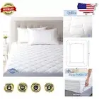 Ultra Soft Fitted Mattress Cover - Cooling Quilted Protector for 48x75 Beds