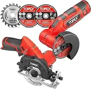 TOPEX 12V Cordless Power Tool Kit Angle Grinder Circular Saw
