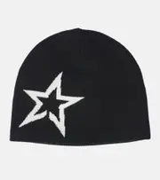 [Perfect Moment] Perfect Moment Printed wool beanie One Size black