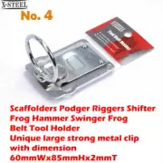 Scaffolders Podger Riggers Shifter Frog Hammer Swinger Frog Belt Tool Holder #4