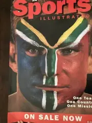 Springbok Rugby World Cup 95 Francois Pienar Poster Rainbow Warrior