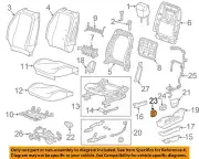 GM OEM 04-17 CTS Seats Tracks Driver Seat Components-Lumbar Switch 10315826