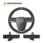 Black Synthetic Suede Car Steering Wheel Cover for Buick Encore Verano Cascada