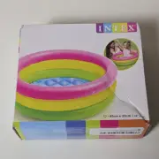 Intex Inflatable Sunset Glow Baby Pool 24" x 8.5" - Kids Backyard Play Pool