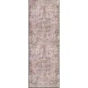 Germain Pink & Beige Area Runner Rug