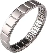 FOYTOKI Men Women Stainless Steel Titanium Steel Fashion Bracelet Elegance Strength Lightweight for Every Occasion