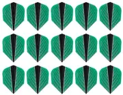 5 New Sets Harrows Quantum X Standard Dart Flights - Ships w/ Tracking - Jade