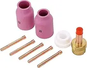 9Pcs Welding Cup Torch Collet Set Made Of Copper And PTFE Ideal TIG Welding Cup Collet Body Accessory For WP 17 18 26 Argon Arc Welding Gun