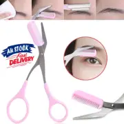 Trimmer Scissors Remover Tool Eyelash Hair Ladies Cutter Comb Eyebrow Women