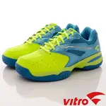 ★VITRO韓國運動品牌頂級專業網球鞋SMASH-T-LIME/BLUE(男段)