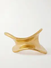 [KHAITE] KHAITE - Shadow Gold-plated Cuff - One size One size Gold