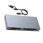Multi Card Reader USB3.2 Gen2 10Gbps CFexpress Type B/CF/MS/XD/SD/TF Card Reader