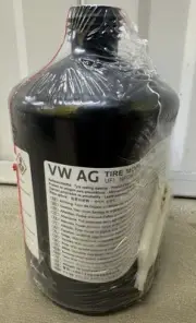 GENUINE VW AUDI SEAT SKODA TYRE PUNCTURE SEALANT GLUE BOTTLE 600ml. 12.2026